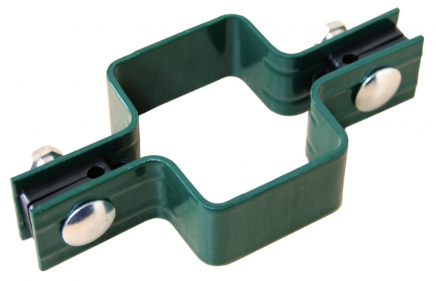 Крепление хомут 60х40 RAL 6005 (антивандальная гайка М6)