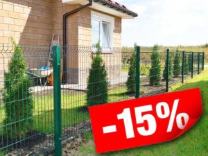 Не упустите выгоду! Скидка 15% на 3D заборы премиум-класса