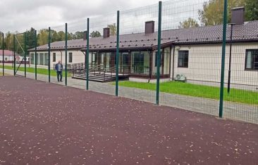 Реализован проект 3D-ограждения спортивной площадки в детском оздоровительном лагере «Чайка»