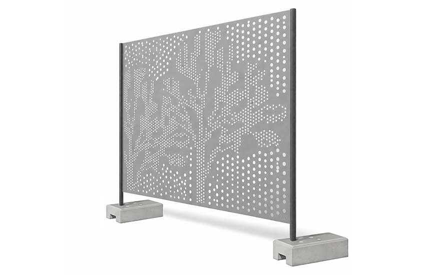 Ограждения защитно-экранные «Моя улица» с перфорацией