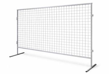 Секции ограждения СПО в рамке из профильной трубы