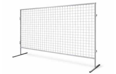 Секции ограждения СПО в рамке из профильной трубы