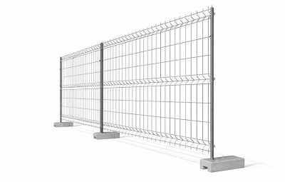 Секции строительных ограждений сетчатые без рамы